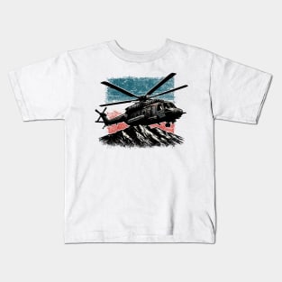 Helicopter Kids T-Shirt